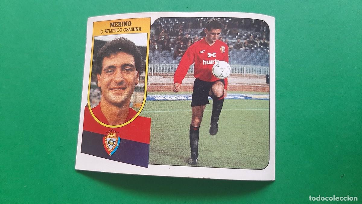 Coleccionismo cromos antiguos: (ED. ESTE)(91-92) MERINO OSASUNA NUNCA PEGADO