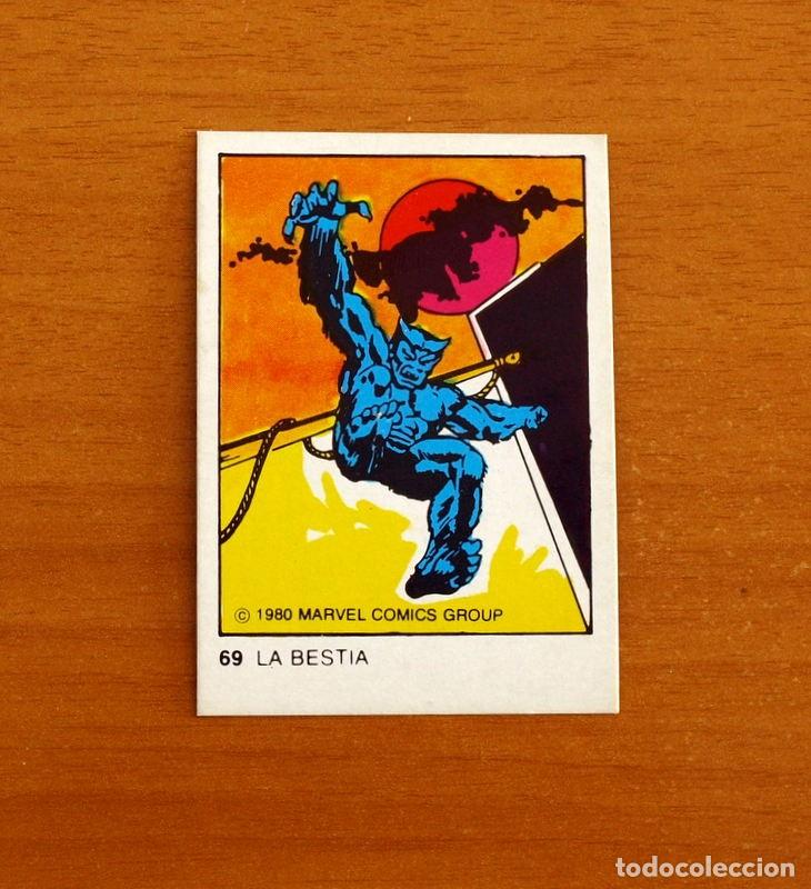 Coleccionismo cromos antiguos: Superh&eacute;roes - N&ordm; 69, La Bestia - Marvel 1980 Comics Group - Chocolates Terrabusi - Nunca Pegado