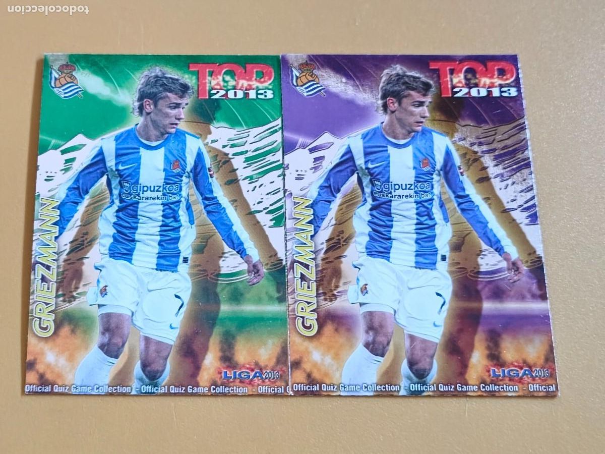 Coleccionismo cromos antiguos: griezmann, 2013 top mundicromo