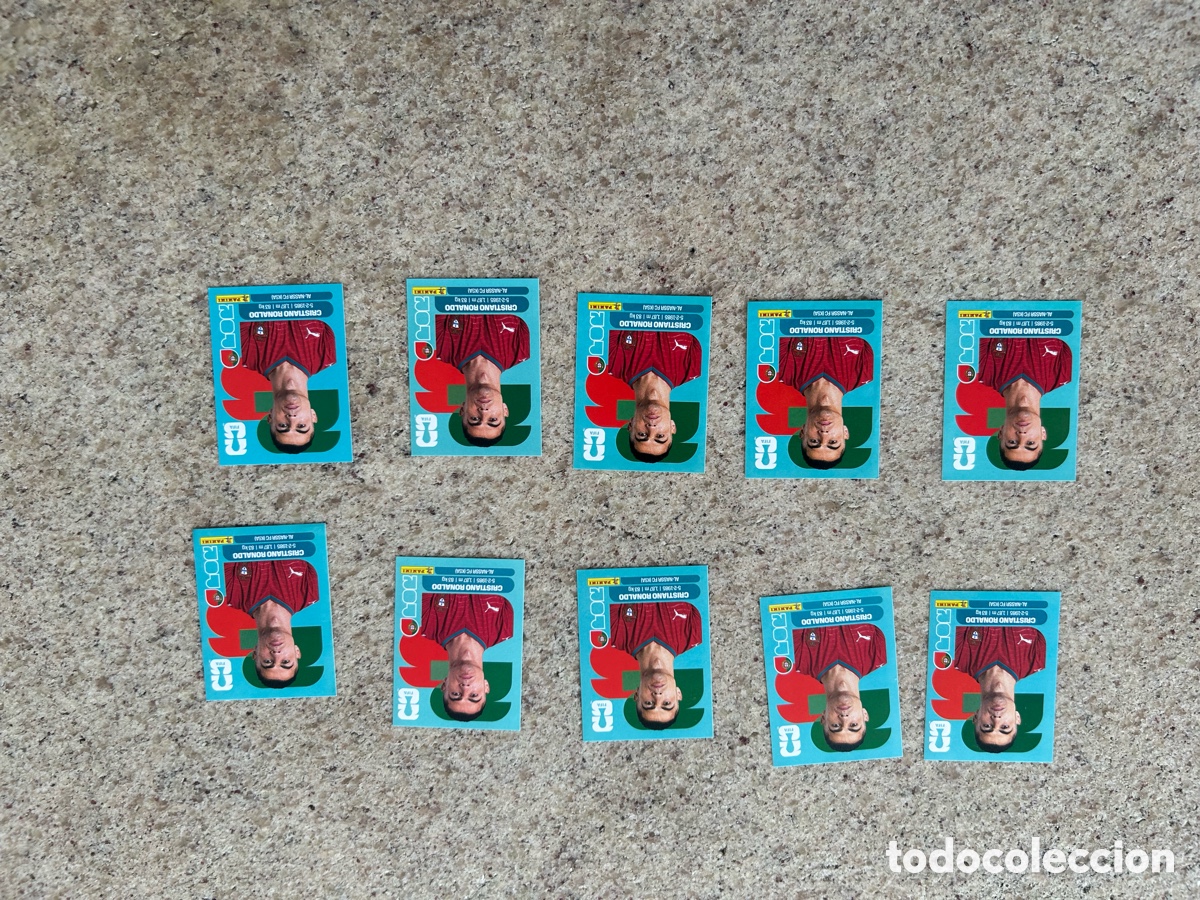 Coleccionismo cromos antiguos: 10 cromos cristiano Ronaldo, n&uacute;mero 15 por, FIFA mundial, 2026 Panini