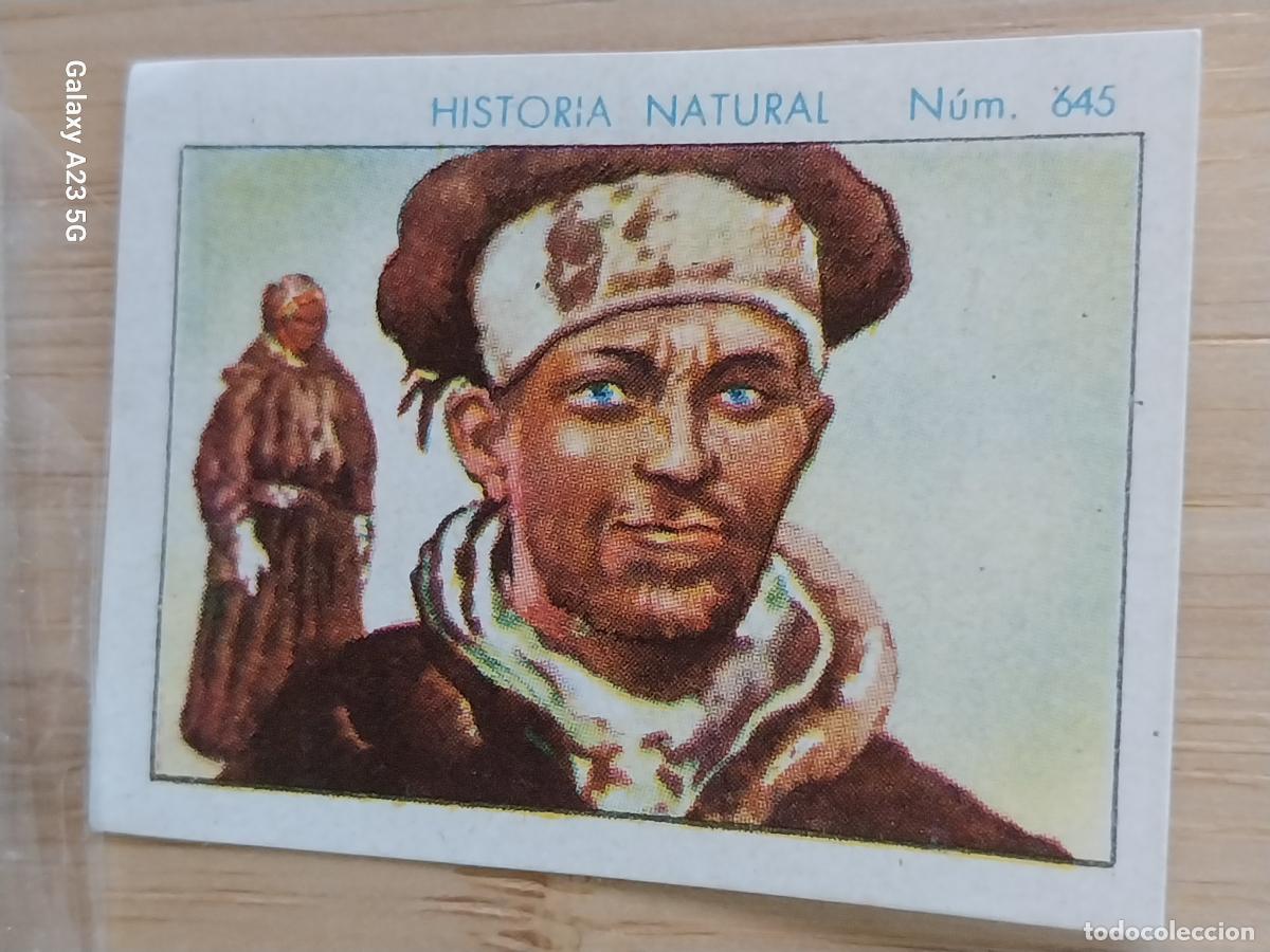 Coleccionismo cromos antiguos: LAP&Oacute;N CHOCOLATES JUNCOSA LA CHOCOLATERA A&Ntilde;O 1935 ******* CROMO 645 4.5X3.5CMS HISTORIA NATURAL