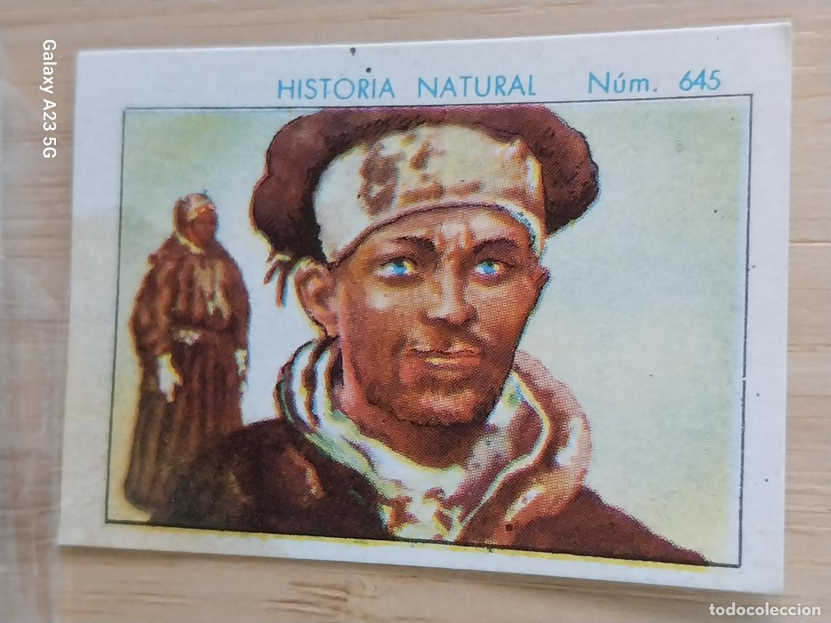 Coleccionismo cromos antiguos: LAP&Oacute;N CHOCOLATES JUNCOSA LA CHOCOLATERA A&Ntilde;O 1935 ****** CROMO 645 4.5X3.5CMS HISTORIA NATURAL