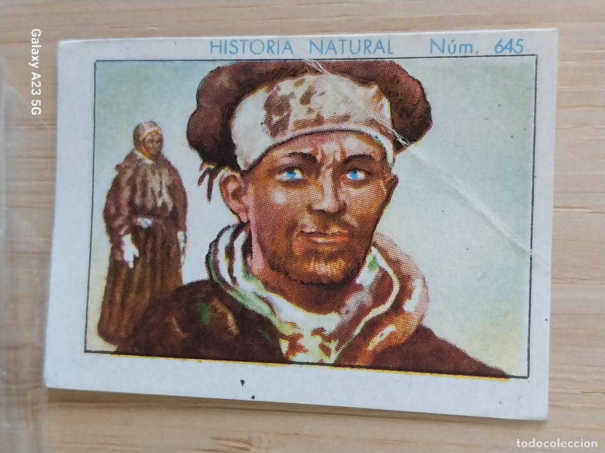 Coleccionismo cromos antiguos: LAP&Oacute;N CHOCOLATES JUNCOSA LA CHOCOLATERA A&Ntilde;O 1935 *** CROMO 645 4.5X3.5CMS HISTORIA NATURAL