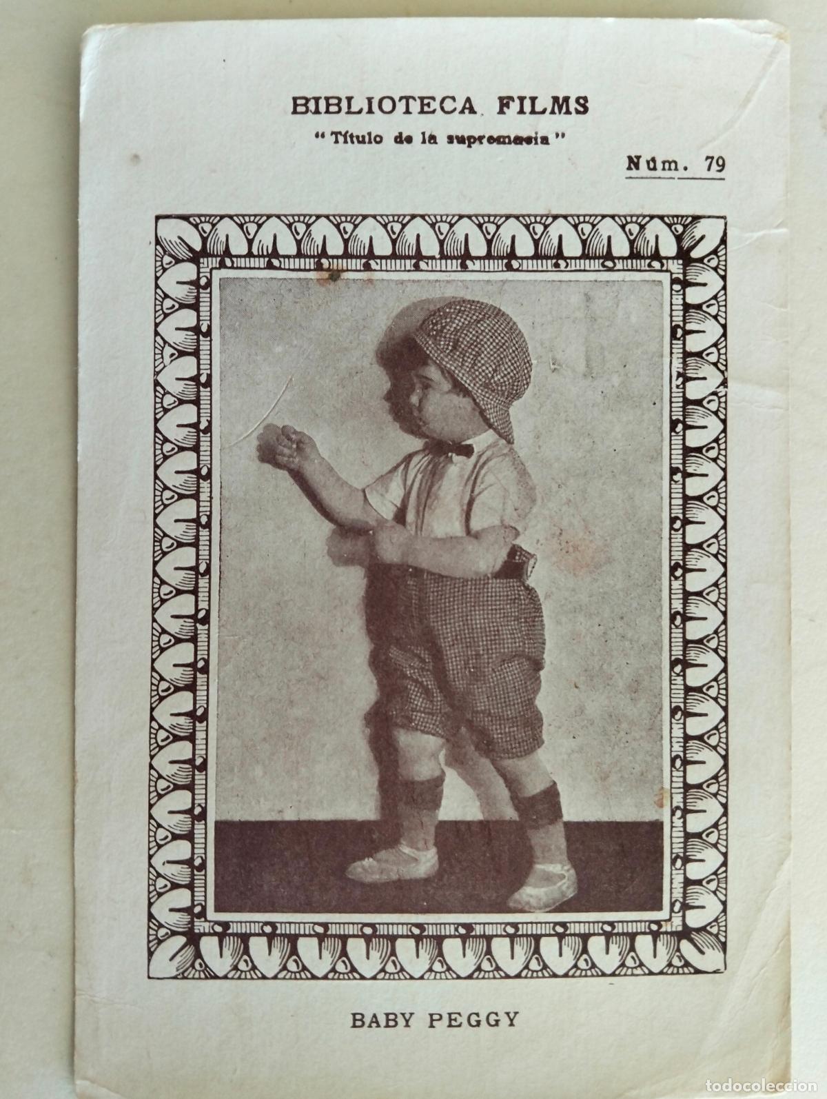 Collectionnisme Cartes &agrave; collectionner anciennes: BABY PEGGY, BIBLIOTECA FILMS, N&ordm; 79, A&Ntilde;OS 30