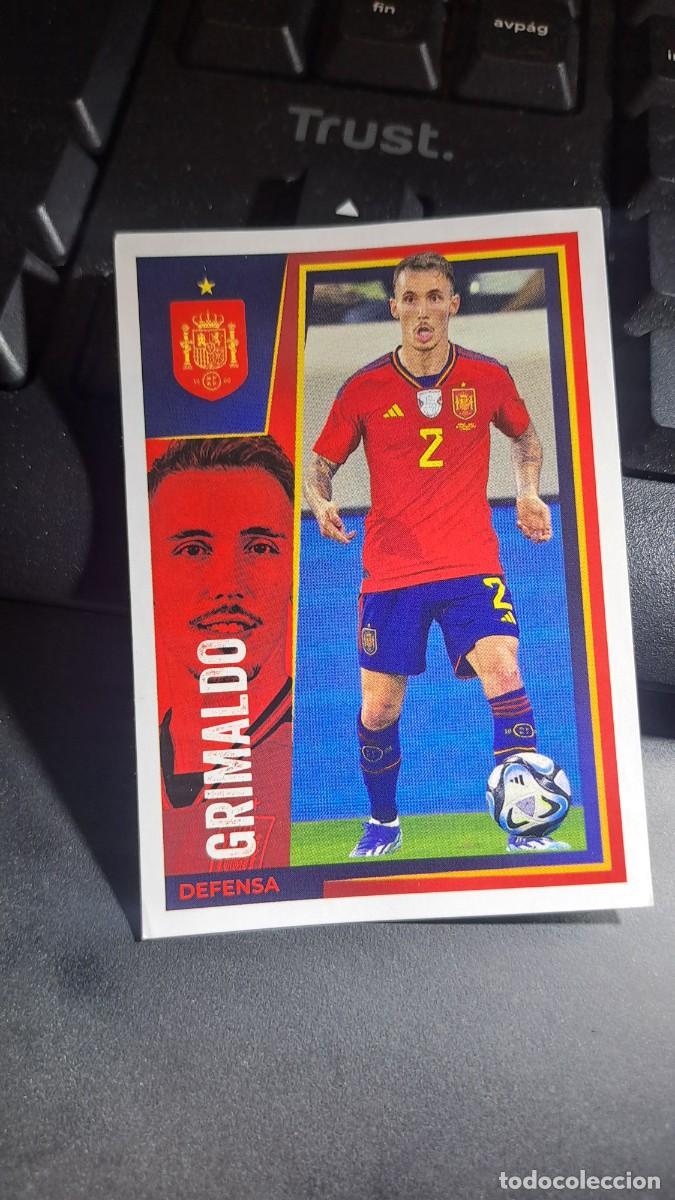 Coleccionismo cromos antiguos: CROMO 18 GRIMALDO 18 ESPA&Ntilde;A VAMOS SELECCION 18 SELECCION ESPA&Ntilde;OLA EURO 2024 CARREFOUR PANINI