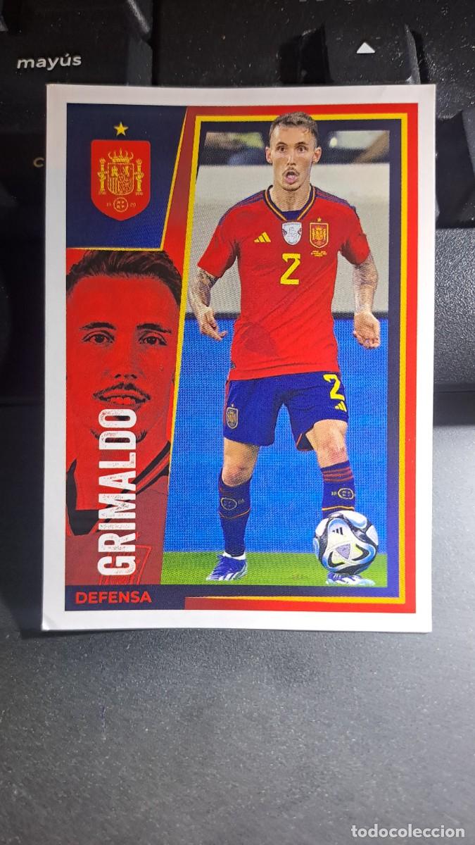 Coleccionismo cromos antiguos: CROMO 18 GRIMALDO 18 ESPA&Ntilde;A VAMOS SELECCION 18 SELECCION ESPA&Ntilde;OLA EURO 2024 CARREFOUR PANINI