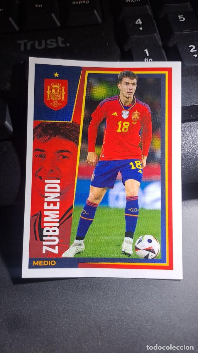 Coleccionismo cromos antiguos: CROMO 20 ZUBIMENDI 20 ESPA&Ntilde;A VAMOS SELECCION 20 SELECCION ESPA&Ntilde;OLA EURO 2024 CARREFOUR PANINI