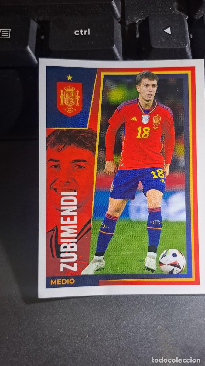 Coleccionismo cromos antiguos: CROMO 20 ZUBIMENDI 20 ESPA&Ntilde;A VAMOS SELECCION 20 SELECCION ESPA&Ntilde;OLA EURO 2024 CARREFOUR PANINI