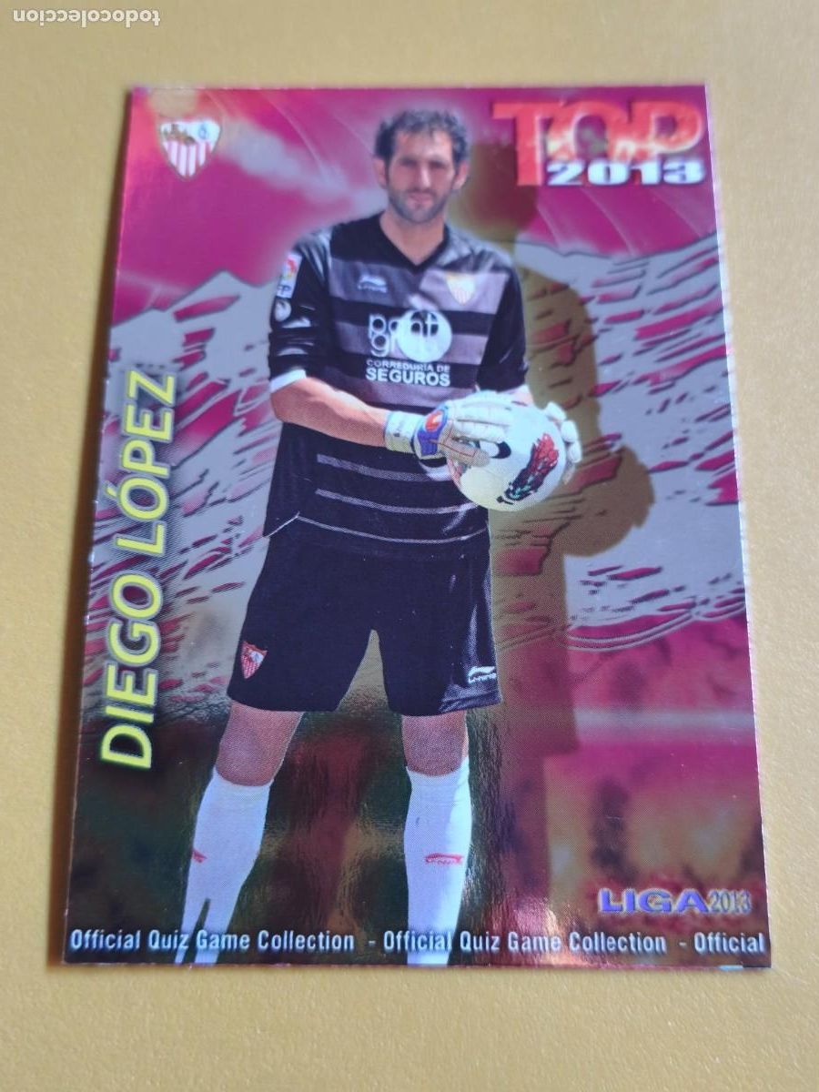 Coleccionismo cromos antiguos: diego lopez, 2013 top mundicromo
