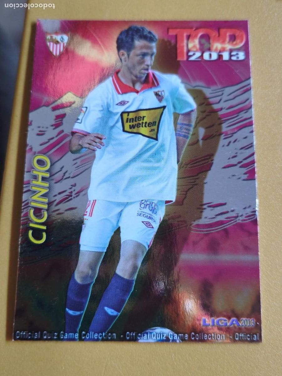 Coleccionismo cromos antiguos: cicinho, 2013 top mundicromo