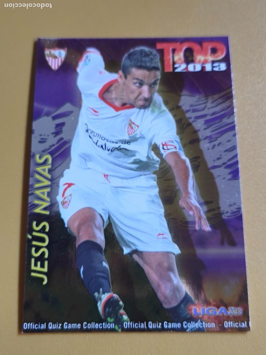 Coleccionismo cromos antiguos: jesus navas, 2013 top mundicromo