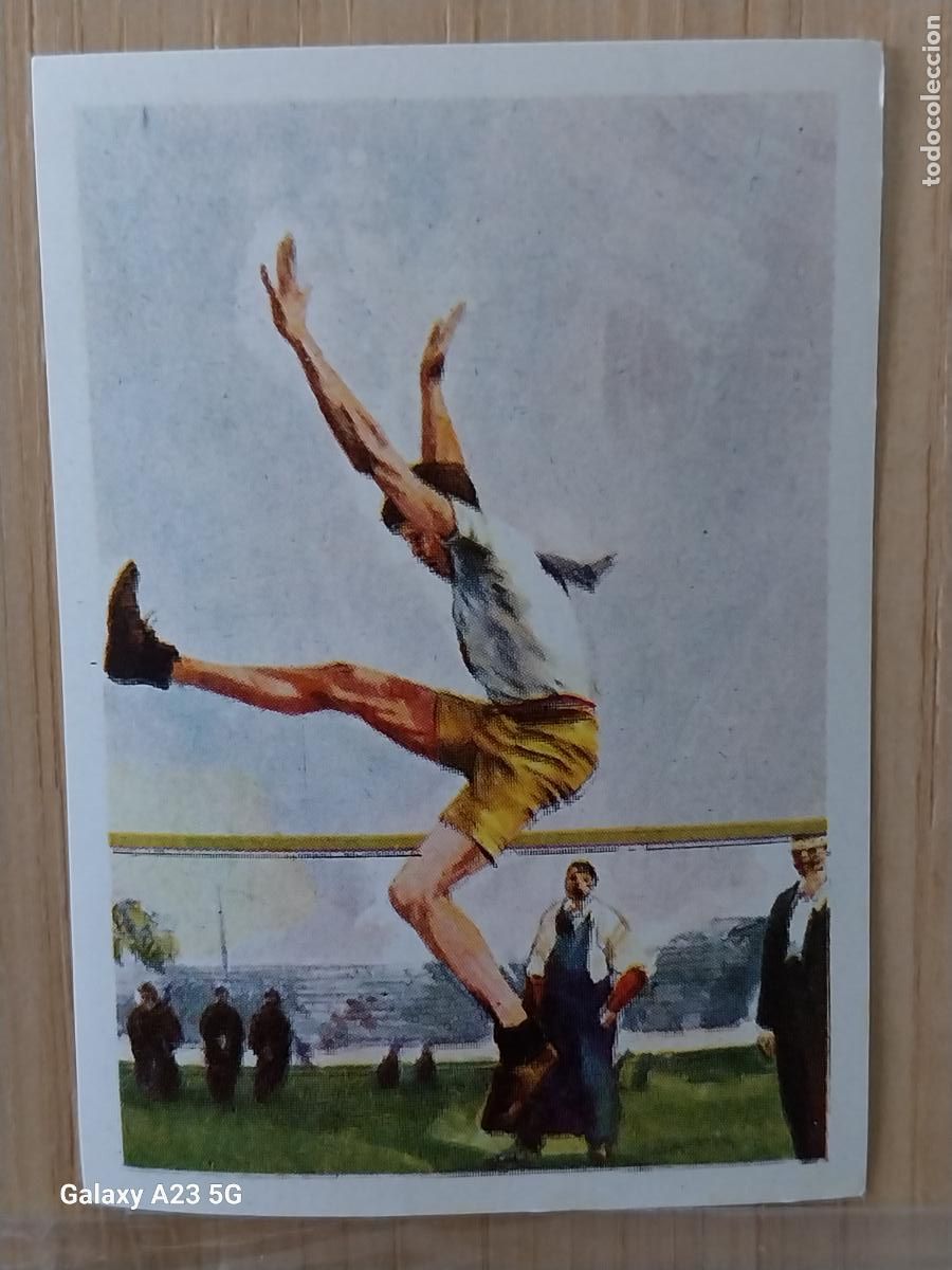 Coleccionismo cromos antiguos: R EWRY ALTURA CROMO JUEGOS OLIMPICOS COCHOLATES NESTLE A&Ntilde;O 1964 JJOO LONDRES 1908