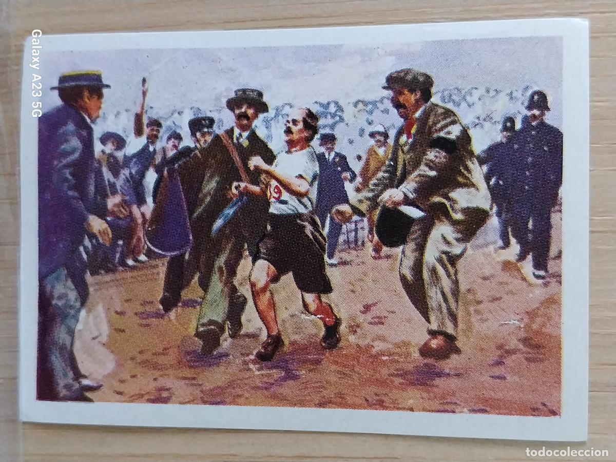 Coleccionismo cromos antiguos: DORANDO MARATHON CROMO JUEGOS OLIMPICOS COCHOLATES NESTLE A&Ntilde;O 1964 JJOO LONDRES 1908