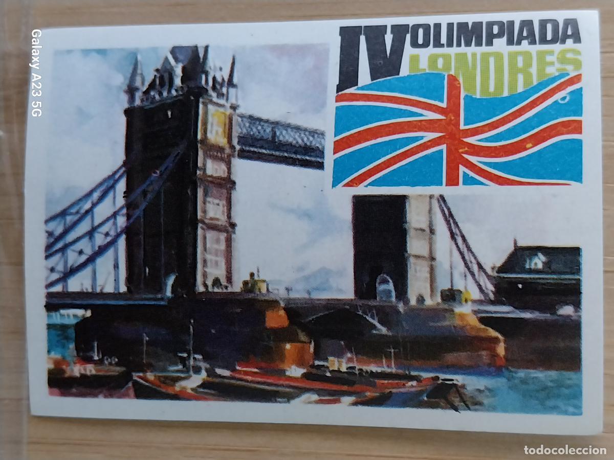 Coleccionismo cromos antiguos: IV OLIMPIADA CROMO JUEGOS OLIMPICOS COCHOLATES NESTLE A&Ntilde;O 1964 JJOO LONDRES 1908