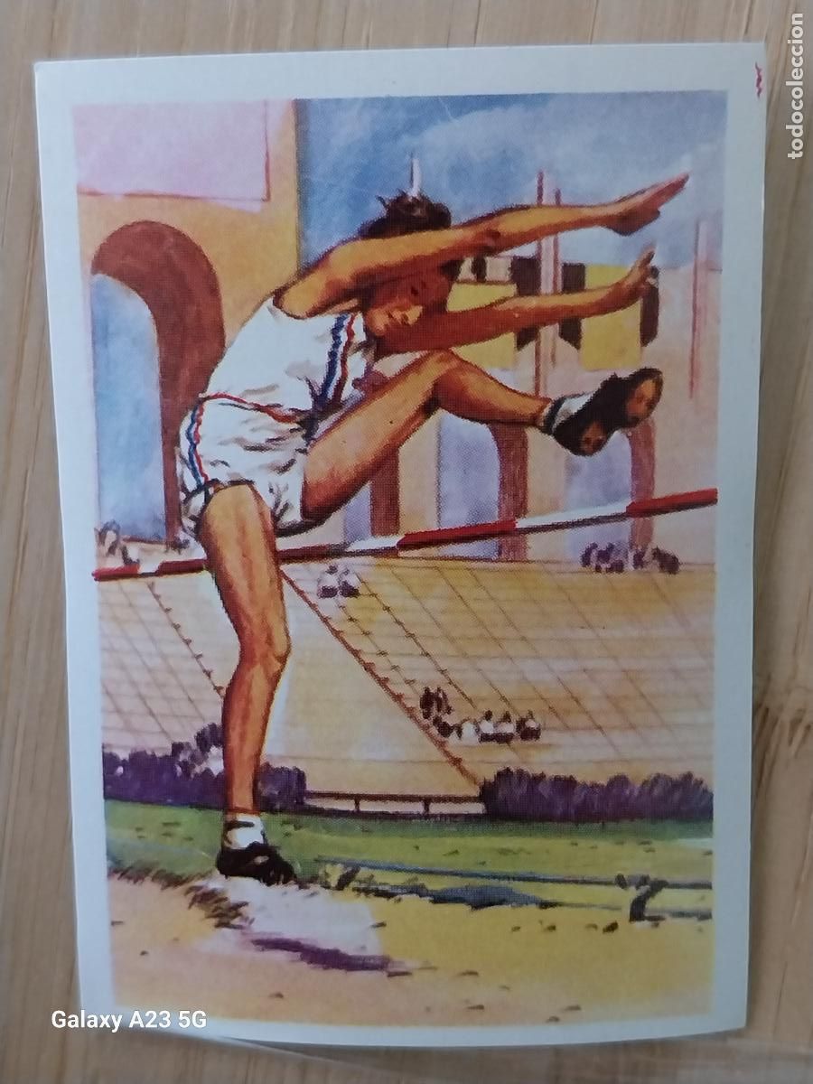 Coleccionismo cromos antiguos: JEAN SHILEY ALTURA JUEGOS OLIMPICOS CROMO COCHOLATES A&Ntilde;O 1964 JJOO ANGELES 1932