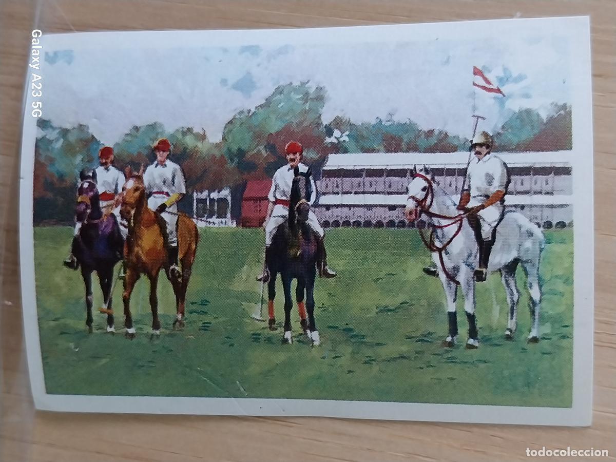 Coleccionismo cromos antiguos: POLO JUEGOS OLIMPICOS CROMO COCHOLATES A&Ntilde;O 1964 JJOO LONDRES 1908