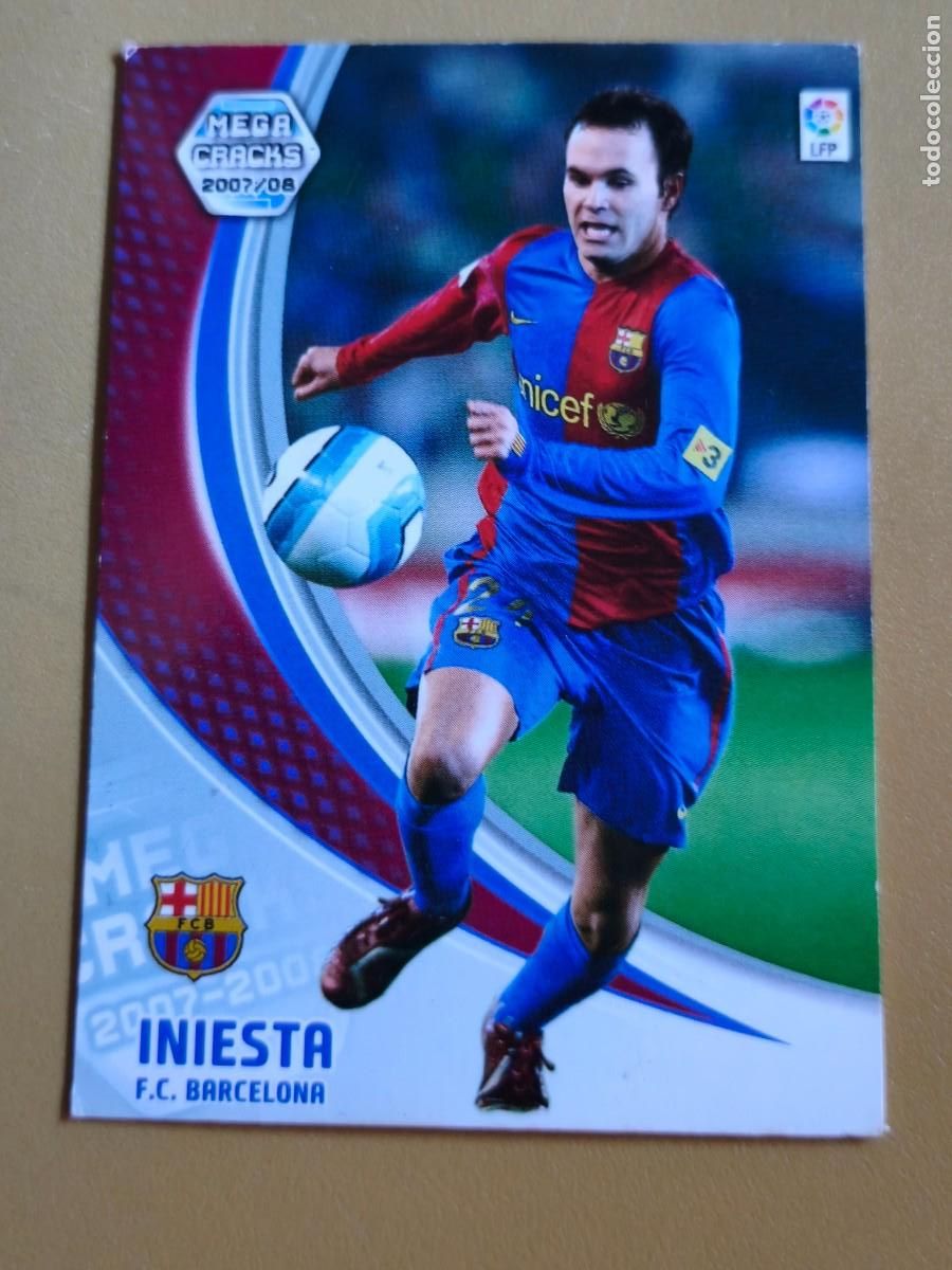 Sammeln alte Sammelbilder: iniesta, 2007 08 megacracks