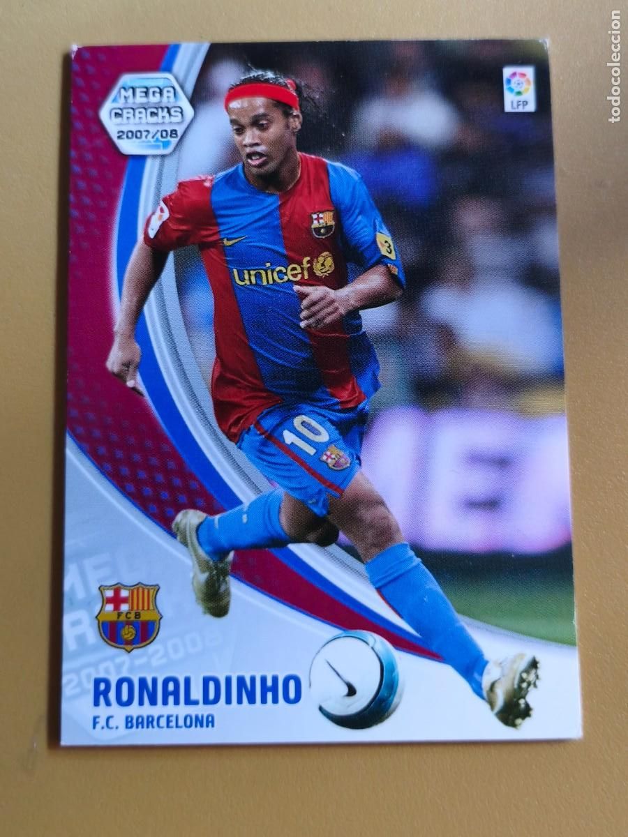 Coleccionismo cromos antiguos: ronaldinho, 2007 08 megacracks