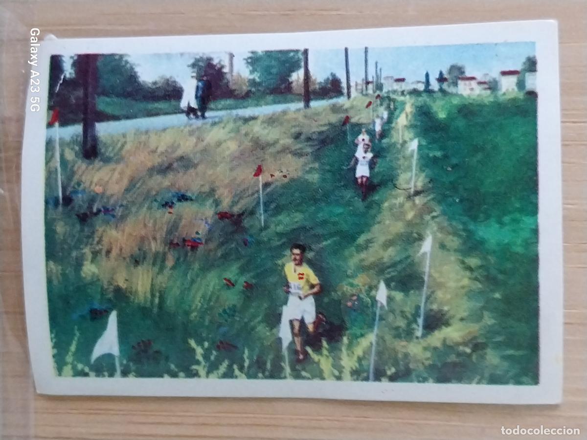 Coleccionismo cromos antiguos: CROSS COUNTRY JUEGOS OLIMPICOS CROMO COCHOLATES A&Ntilde;O 1964 JJOO PARIS 1924