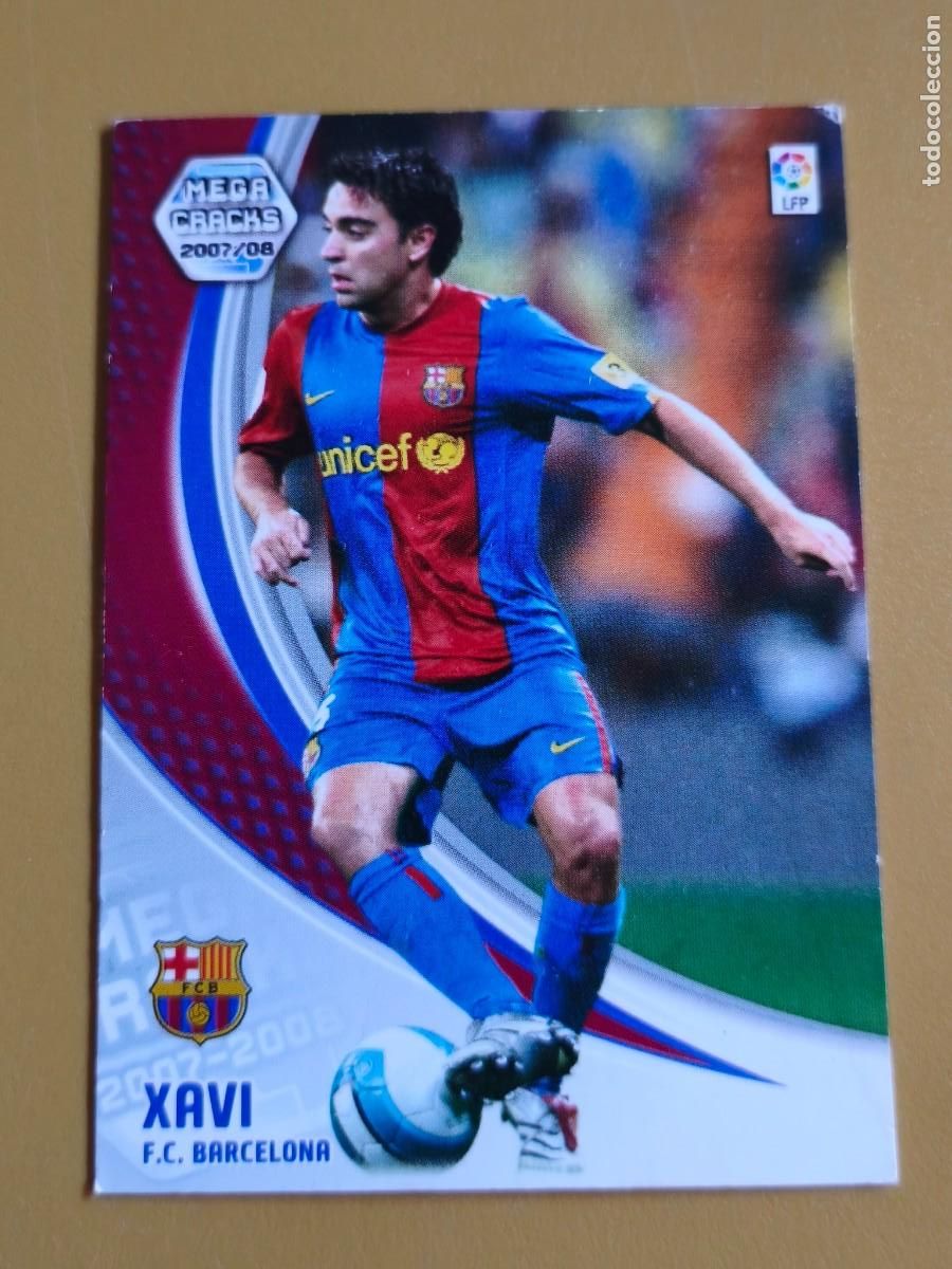 Coleccionismo cromos antiguos: xavi, 2007 08 megacracks