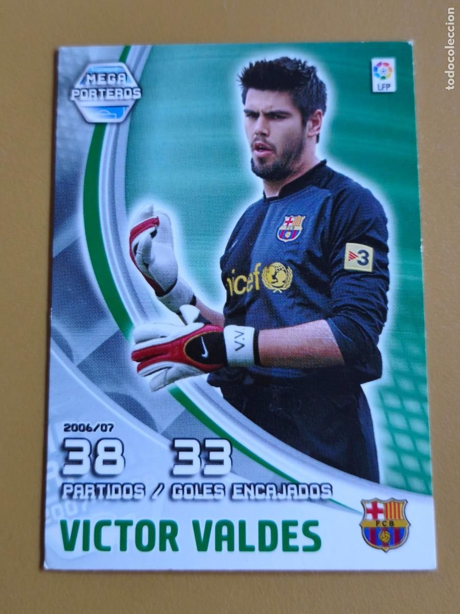 Coleccionismo cromos antiguos: victor valdes, 2007 08 megacracks - Foto 1
