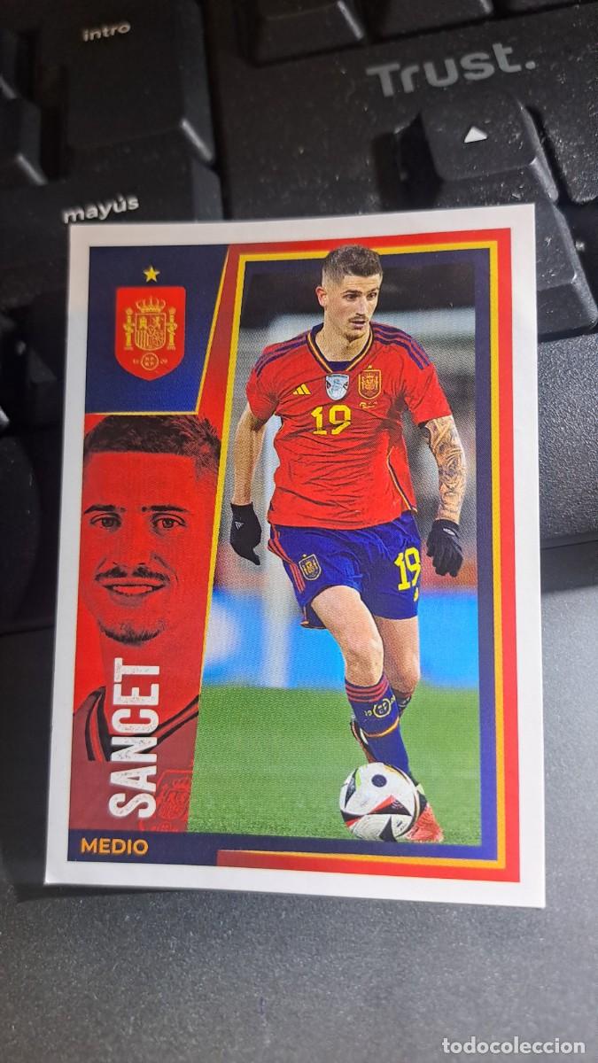 Coleccionismo cromos antiguos: CROMO 26 SANCET 26 ESPA&Ntilde;A VAMOS SELECCION 26 SELECCION ESPA&Ntilde;OLA EURO 2024 CARREFOUR PANINI