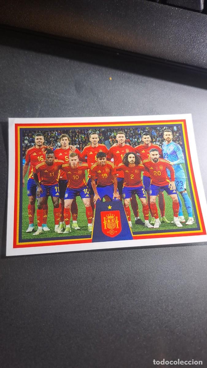 Coleccionismo cromos antiguos: CROMO 37 ALINEACION EQUIPO ESPA&Ntilde;A 37 VAMOS SELECCION 37 SELECCION ESPA&Ntilde;OLA EURO 2024 CARREFOUR PANIN
