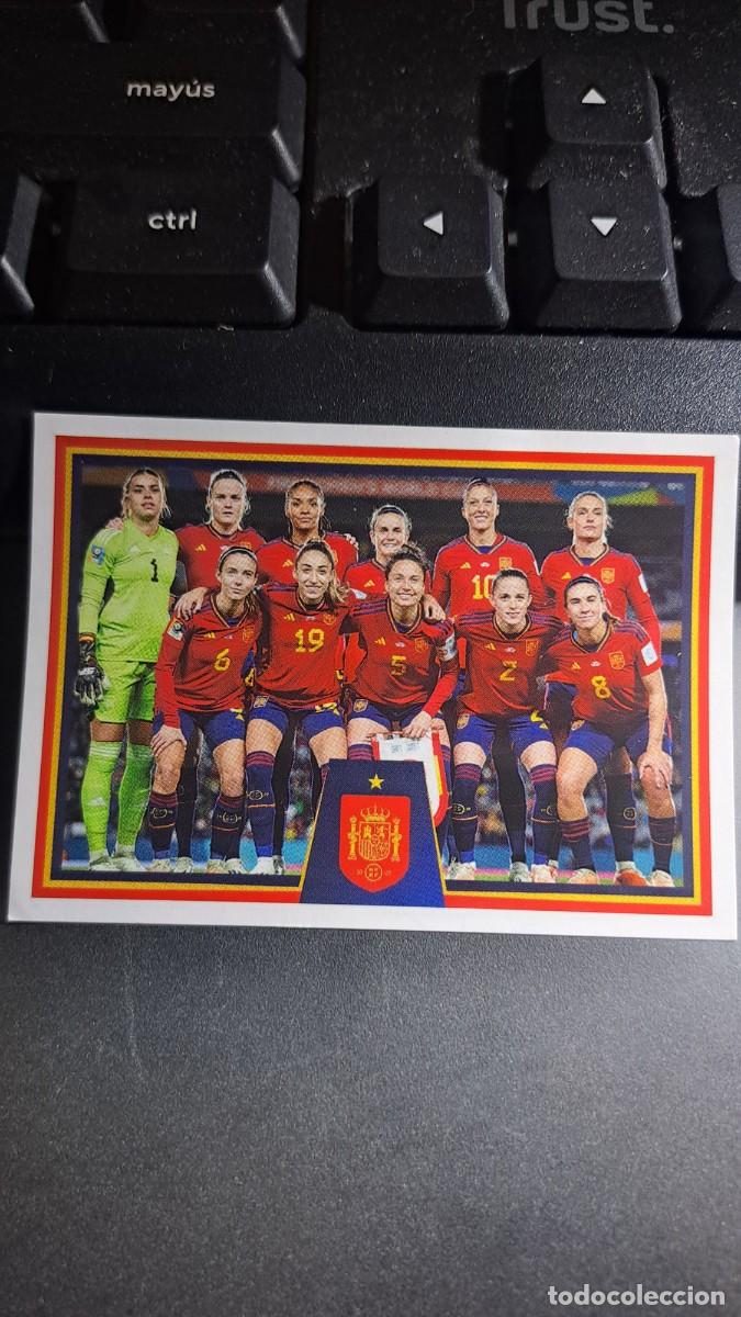 Coleccionismo cromos antiguos: CROMO ALINEACION FEMENINO 38 VAMOS SELECCION 39 SELECCION ESPA&Ntilde;OLA FEMENINO EURO 2024 CARREFOUR PANI