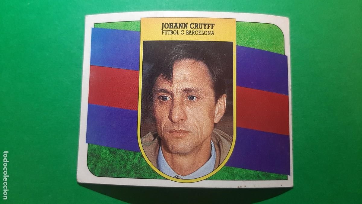 Coleccionismo cromos antiguos: (ED. ESTE)(91-92) JOHANN CRUYFF F.C BARCELONA NUNCA PEGADO