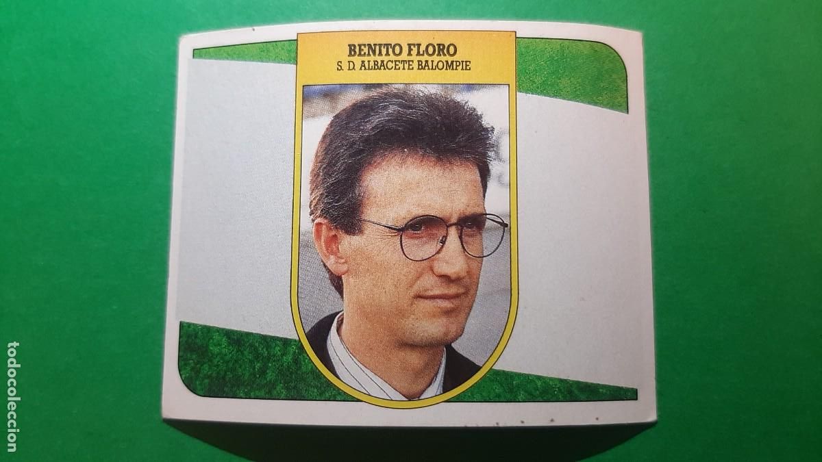 Coleccionismo cromos antiguos: (ED. ESTE)(91-92) BENITO FLORO ALBACETE NUNCA PEGADO