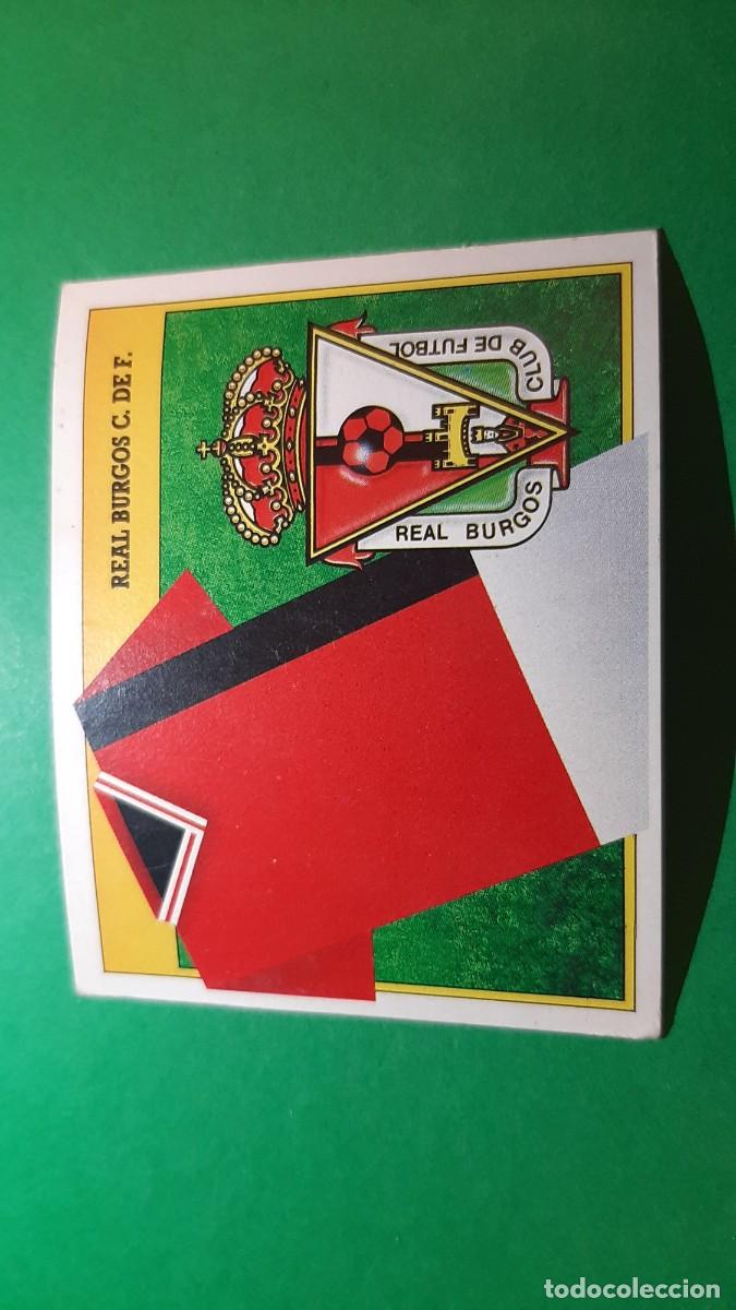Coleccionismo cromos antiguos: (ED. ESTE)(91-92) UNIFORME Y ESCUDO DE REAL BURGOS NUNCA PEGADO