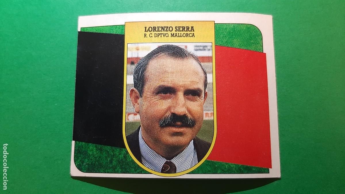 Coleccionismo cromos antiguos: (ED. ESTE)(91-92) LORENZO SERRA R.C.D MALLORCA NUNCA PEGADO