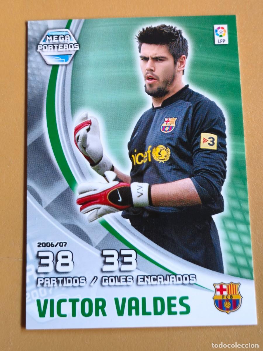 Coleccionismo cromos antiguos: victor valdes, 2007 08 megacracks