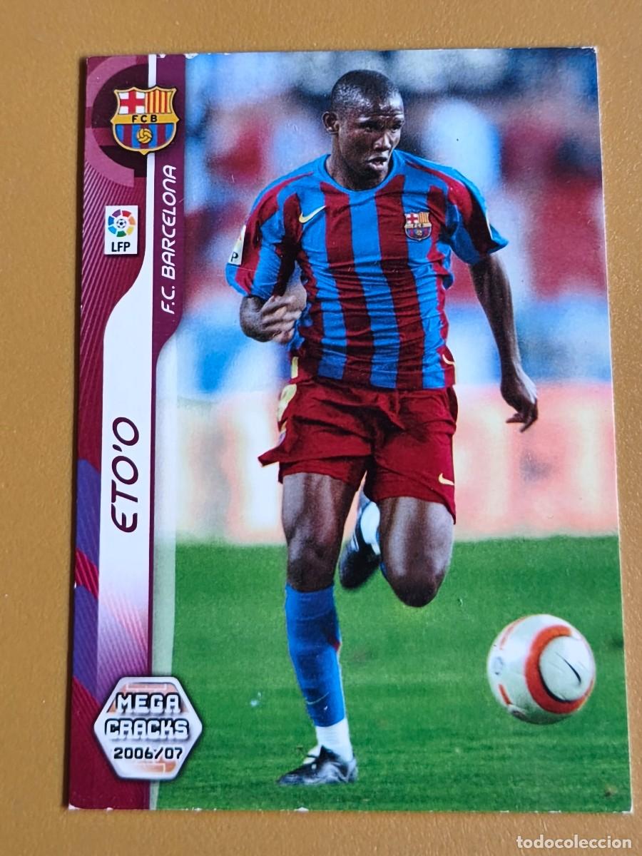 Coleccionismo cromos antiguos: eto'o, 2006 07 megacracks