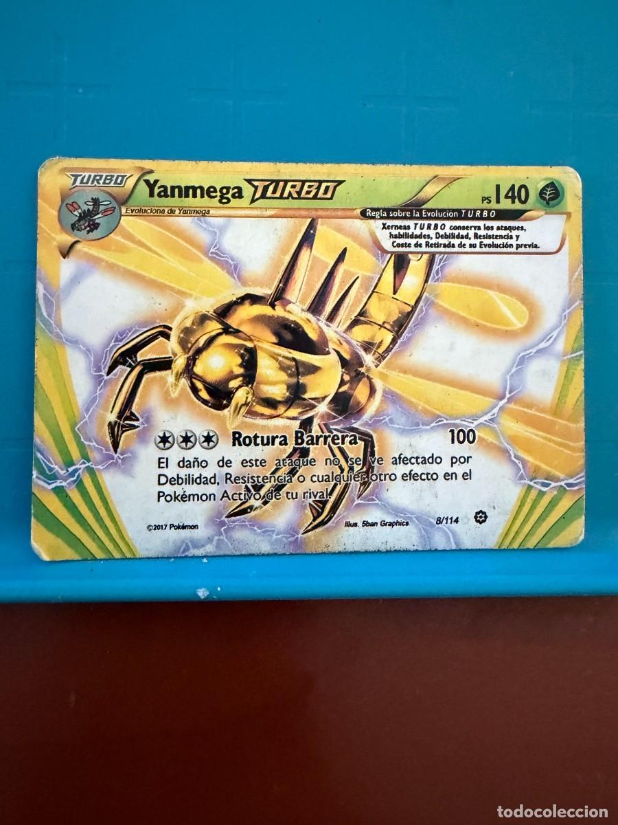 Coleccionismo cromos antiguos: pokemon yanmega turbo 8/114