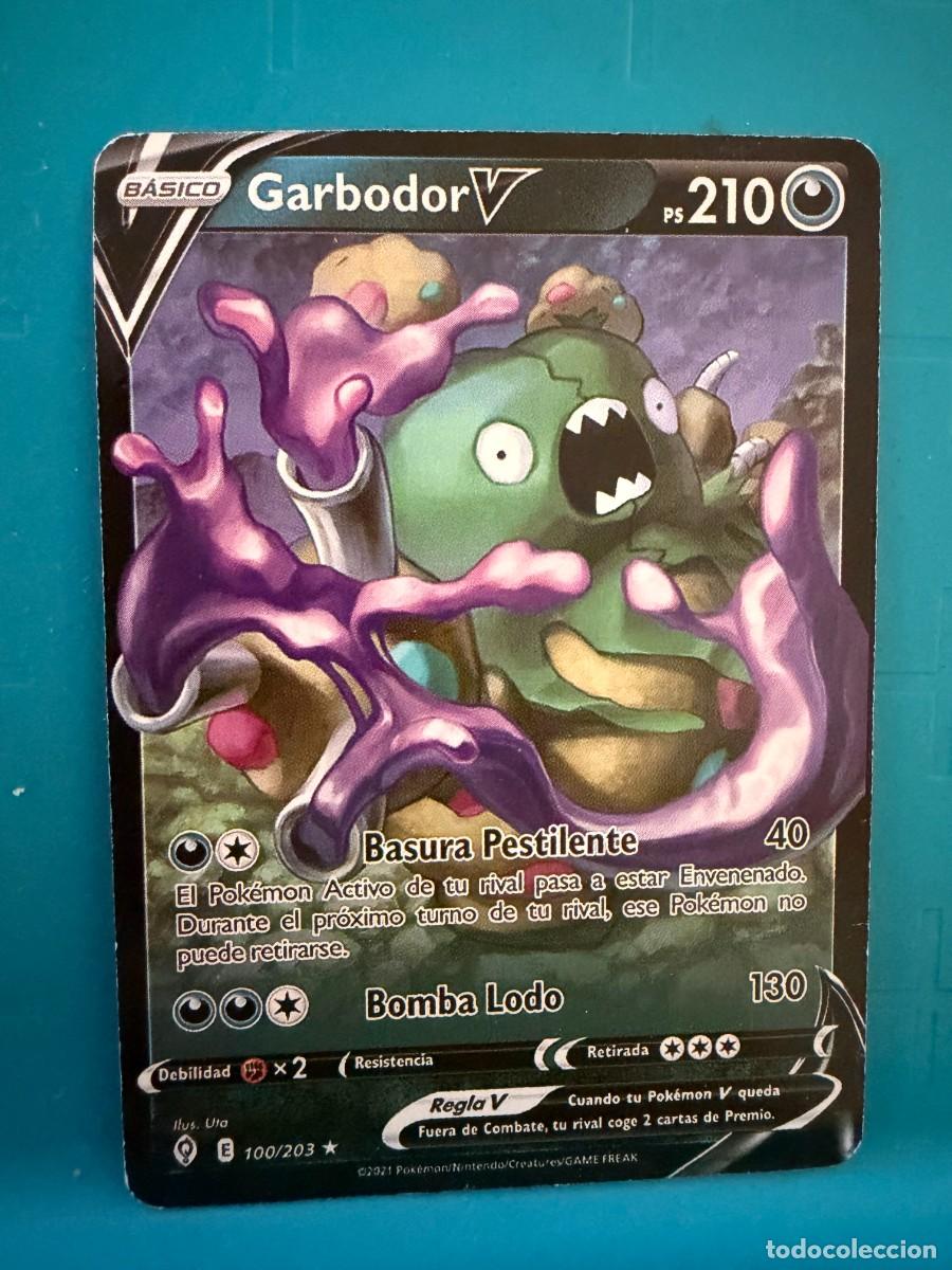 Coleccionismo cromos antiguos: pokemon garbodor V 100/203