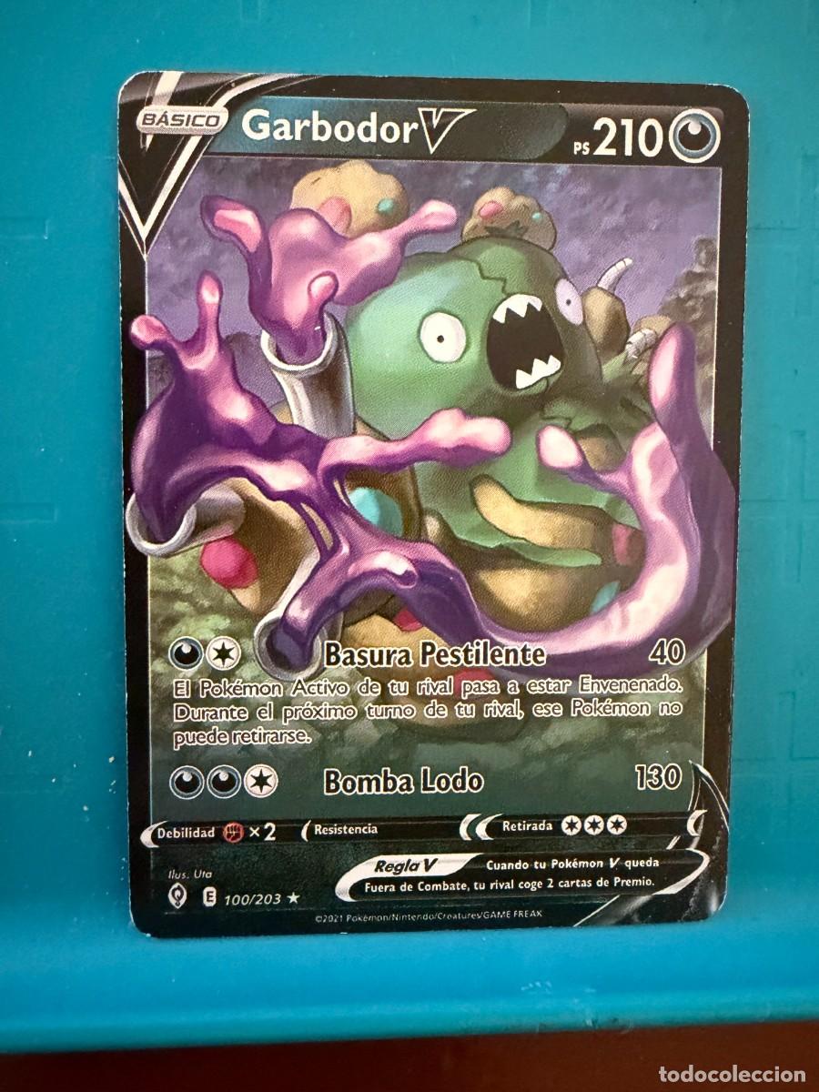 Coleccionismo cromos antiguos: pokemon garbodor V 100/203