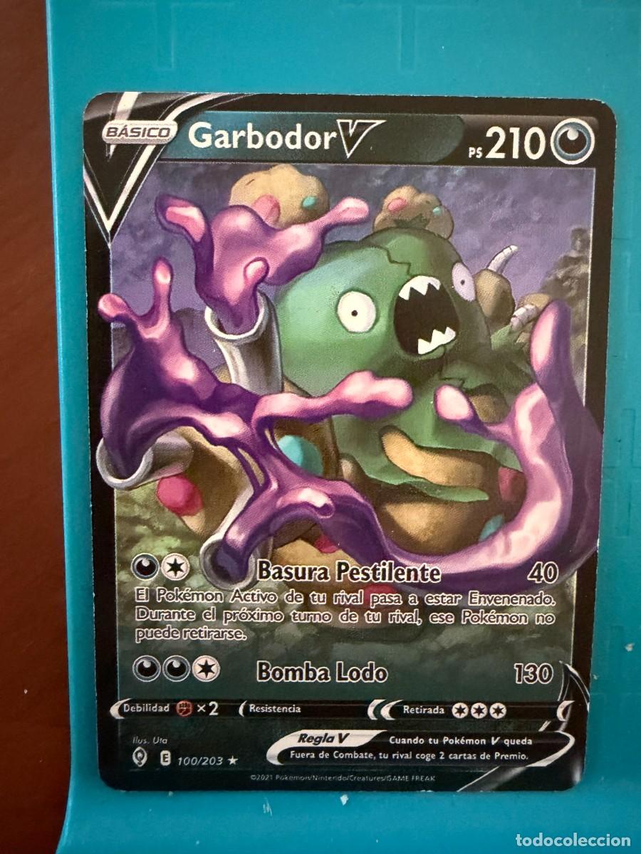 Coleccionismo cromos antiguos: pokemon garbodor V 100/203