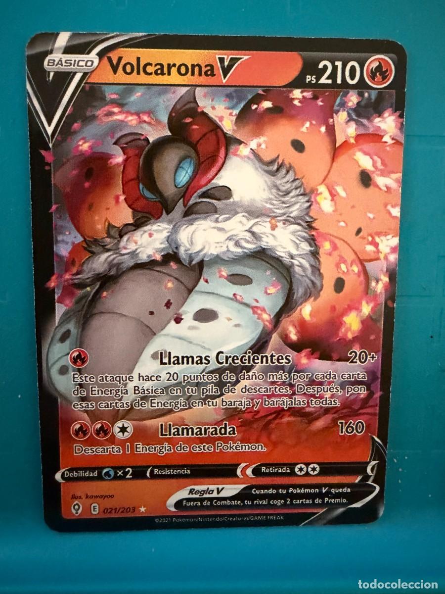Coleccionismo cromos antiguos: pokemon volcarona V 21/203
