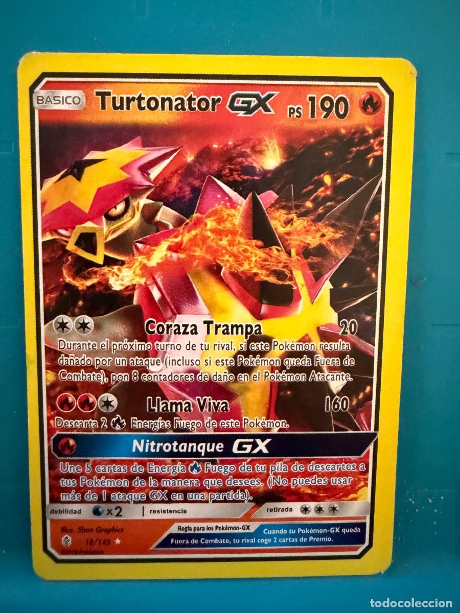 Coleccionismo cromos antiguos: pokemon turtonator gx 18/145