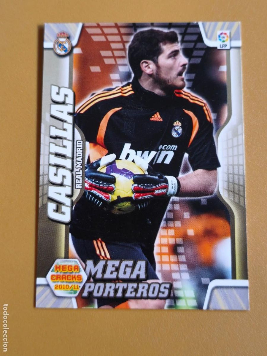 Coleccionismo cromos antiguos: casillas, 2010 11 mega porteros