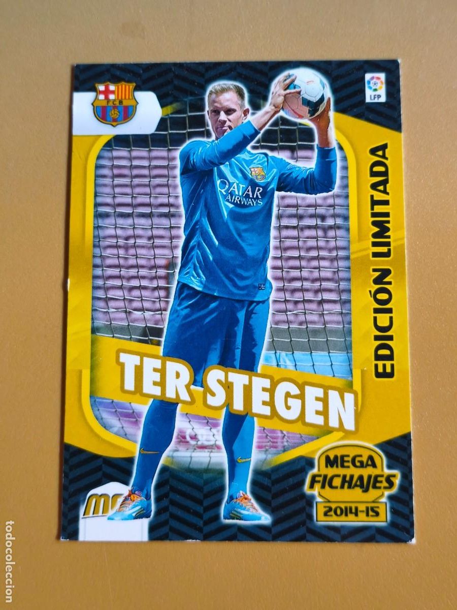 Coleccionismo cromos antiguos: ter stegen, 2014 15 edicion limitada