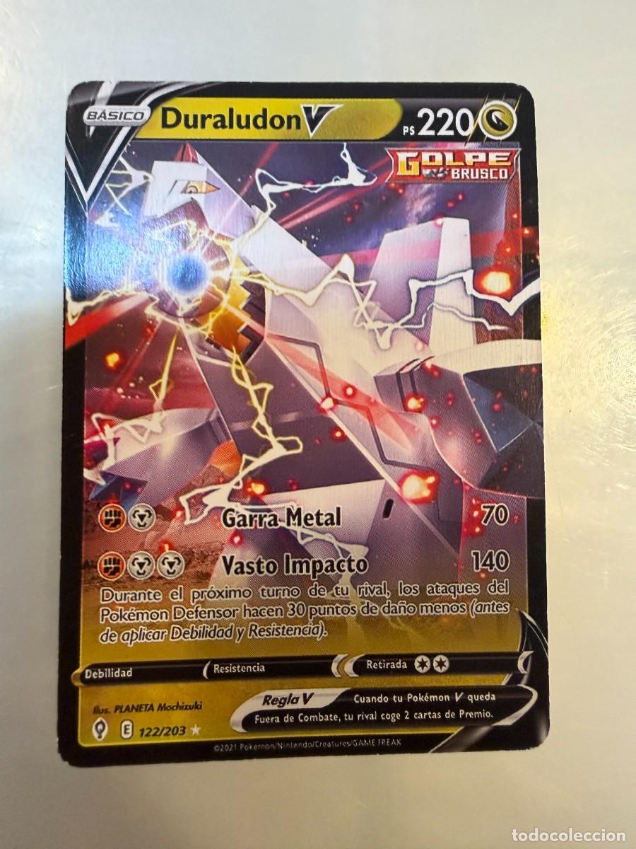 Coleccionismo cromos antiguos: pokemon duraludon V 122/203 - Foto 1