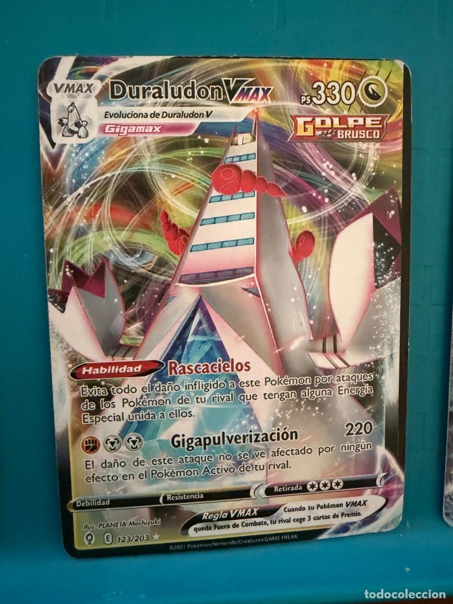 Coleccionismo cromos antiguos: pokemon duraludon Vmax 123/203