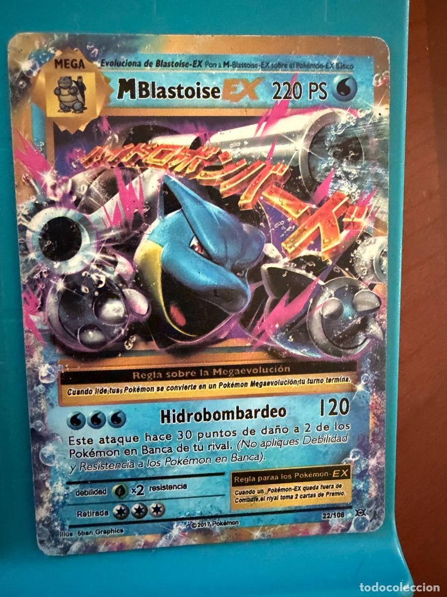 Coleccionismo cromos antiguos: pokemon mblastoise EX 22/106