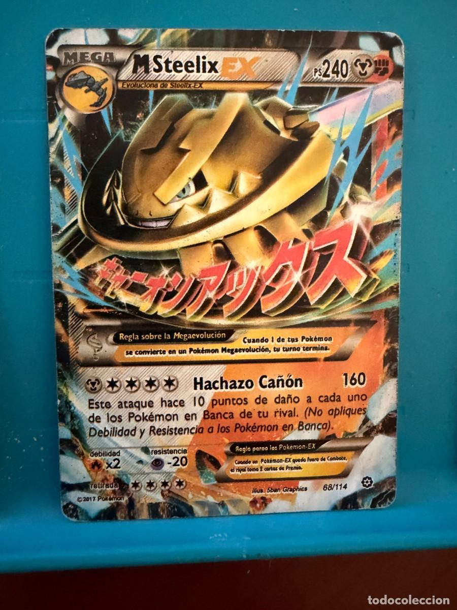 Coleccionismo cromos antiguos: pokemon m steellix 68/114