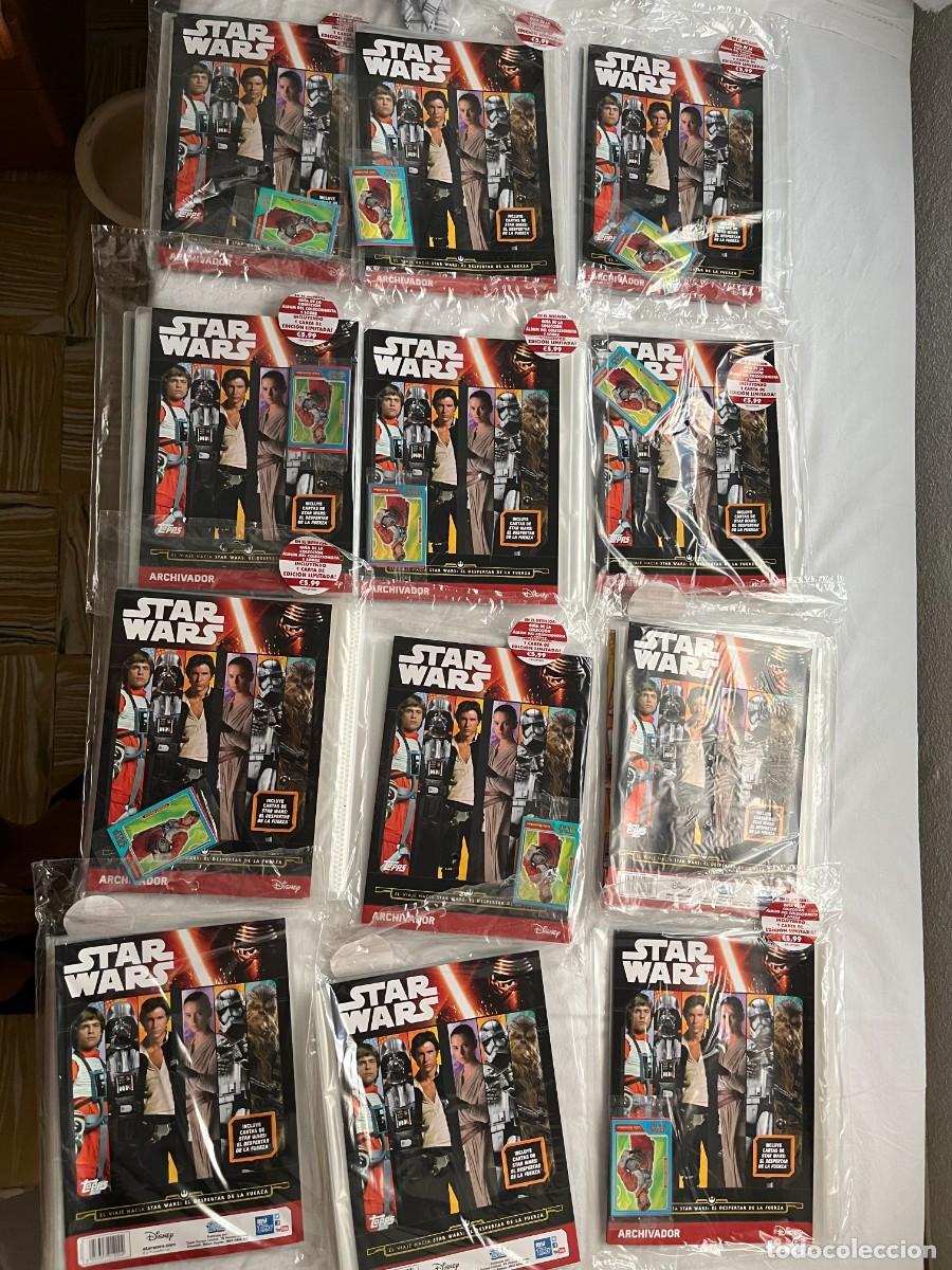 Coleccionismo cromos antiguos: 12 ALBUMES DE STARWARS STAR WARS - VACIABLES RELLENABLES GENERICOS KREATEN