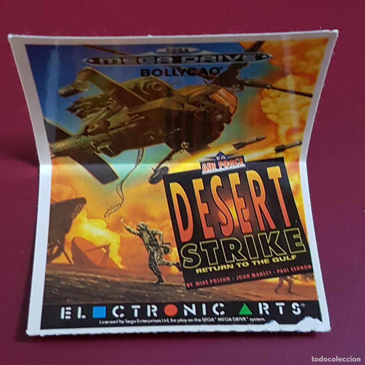 Coleccionismo cromos antiguos: BOLLYCAO - SEGA - DESERT STRIKE - MEGA DRIVE - NUNCA PEGADO