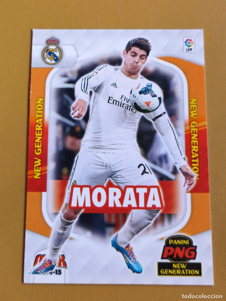 Coleccionismo cromos antiguos: morata, 2014 15 new generation