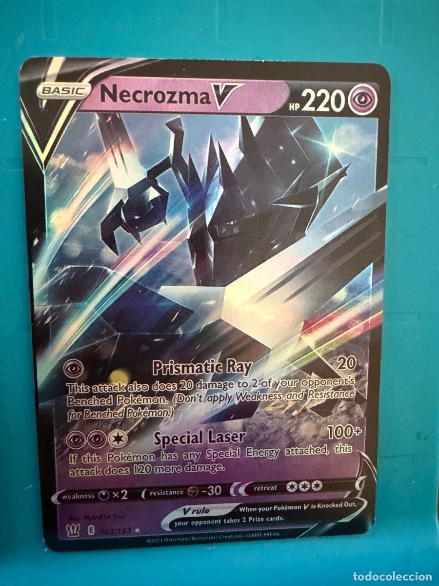 Coleccionismo cromos antiguos: pokemon necrozma V 63/163